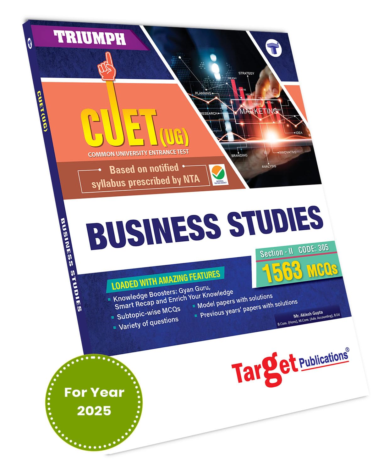 Buy CUET 2025 Book | CUET (UG) Business Studies Notes | Includes